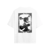 Camiseta Oversize Blanca – Guerrero contra dragón