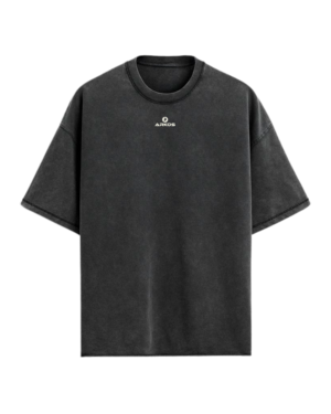 Camiseta Acid Wash rostro espalda