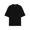 Camiseta Alto gramaje Negra Gato Punto Corazon